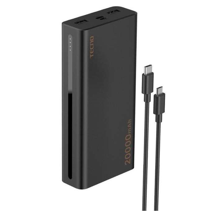 Tecno 20000mAh Portable Power Bank P202 - LinkPhones Center