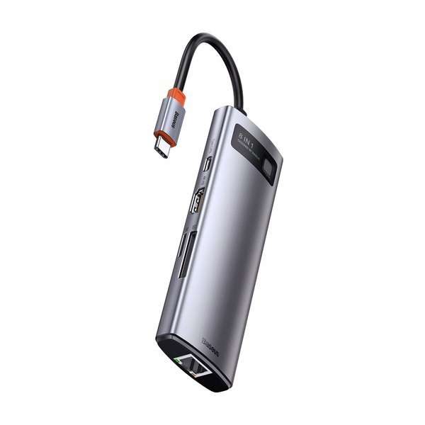 Baseus Metal Gleam 8-in-1 Hub - Linkphones Center