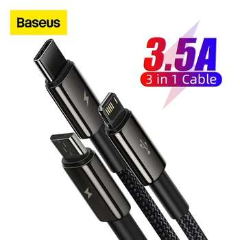 Baseus Type-C 3 IN 1 Cable - Linkphones Center